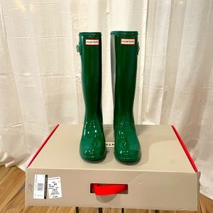 NWT Hunter Original Tour Gloss Tall Boots sz. 5